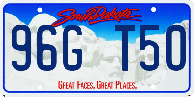 SD license plate 96GT50