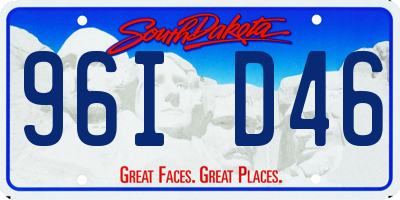 SD license plate 96ID46
