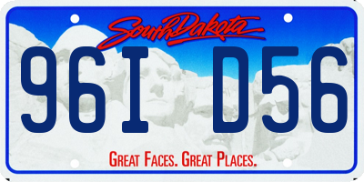 SD license plate 96ID56
