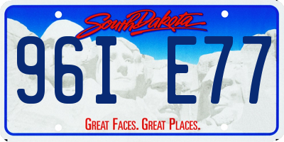SD license plate 96IE77