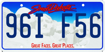 SD license plate 96IF56