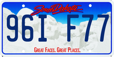 SD license plate 96IF77