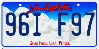 SD license plate 96IF97