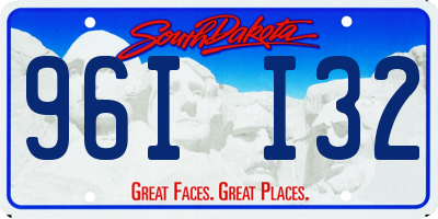 SD license plate 96II32