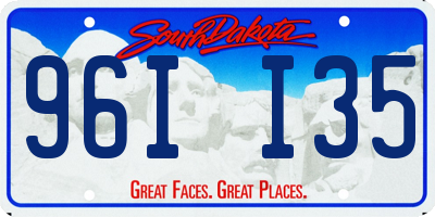 SD license plate 96II35
