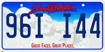 SD license plate 96II44