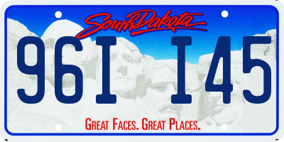 SD license plate 96II45