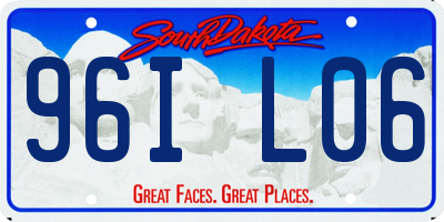 SD license plate 96IL06