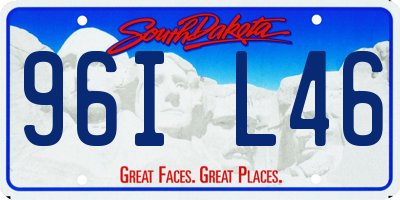SD license plate 96IL46
