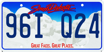 SD license plate 96IQ24