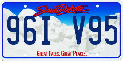 SD license plate 96IV95