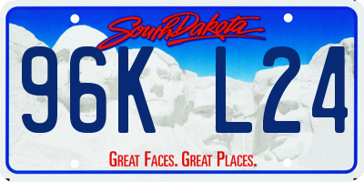 SD license plate 96KL24