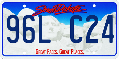 SD license plate 96LC24