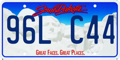 SD license plate 96LC44