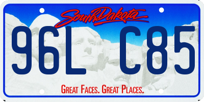 SD license plate 96LC85