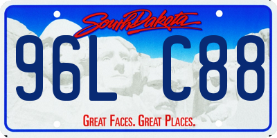 SD license plate 96LC88