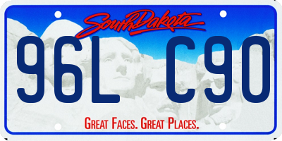 SD license plate 96LC90