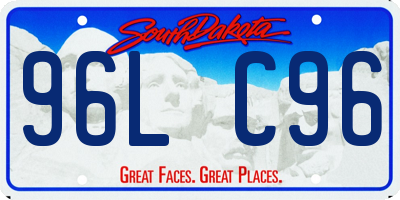 SD license plate 96LC96