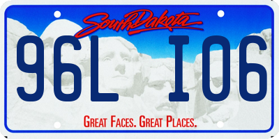 SD license plate 96LI06