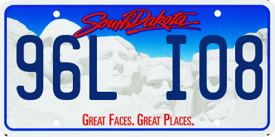SD license plate 96LI08