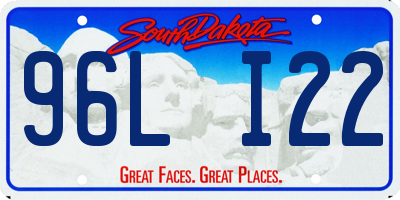 SD license plate 96LI22