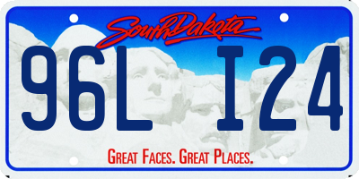SD license plate 96LI24