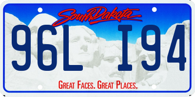 SD license plate 96LI94