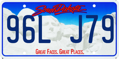 SD license plate 96LJ79