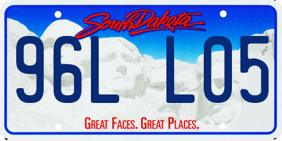 SD license plate 96LL05