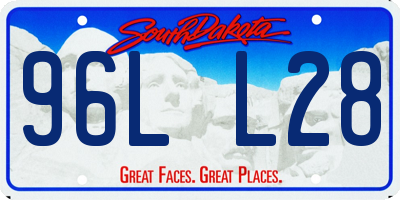 SD license plate 96LL28