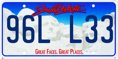 SD license plate 96LL33