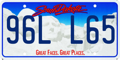 SD license plate 96LL65