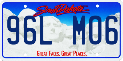 SD license plate 96LM06