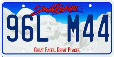 SD license plate 96LM44