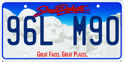 SD license plate 96LM90