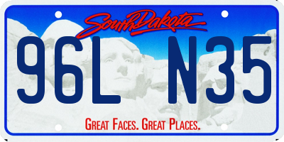 SD license plate 96LN35