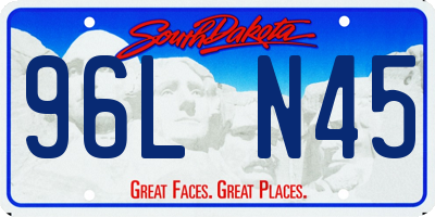 SD license plate 96LN45