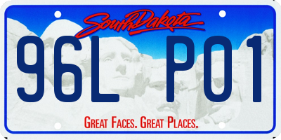 SD license plate 96LP01