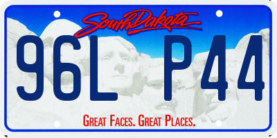 SD license plate 96LP44