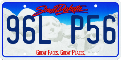 SD license plate 96LP56