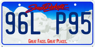 SD license plate 96LP95
