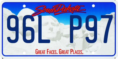 SD license plate 96LP97