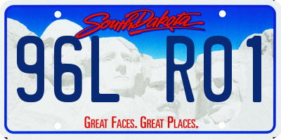 SD license plate 96LR01