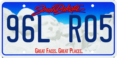 SD license plate 96LR05