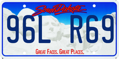SD license plate 96LR69