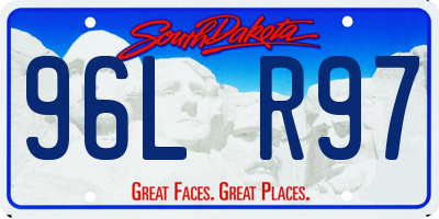 SD license plate 96LR97