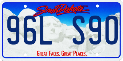 SD license plate 96LS90