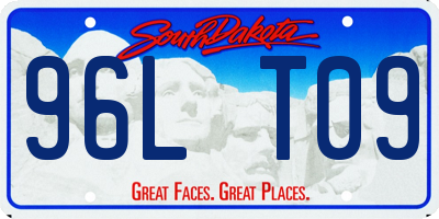 SD license plate 96LT09