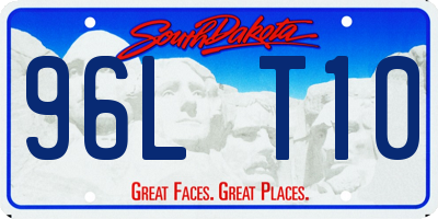 SD license plate 96LT10