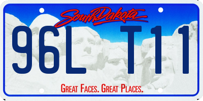 SD license plate 96LT11